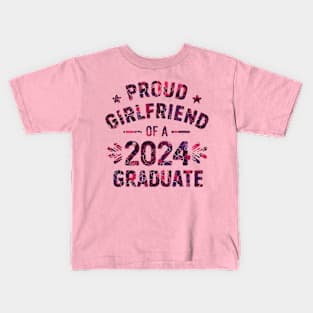 Proud girlfriend of a 2024 graduate Kids T-Shirt